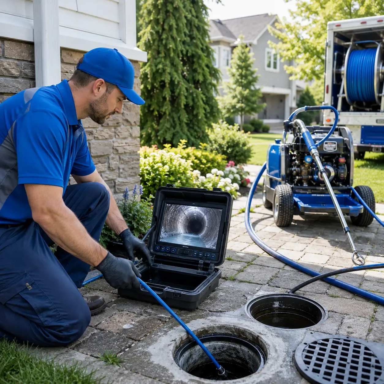 Outdoor drain cleaning professionals serving Long Barn, CA